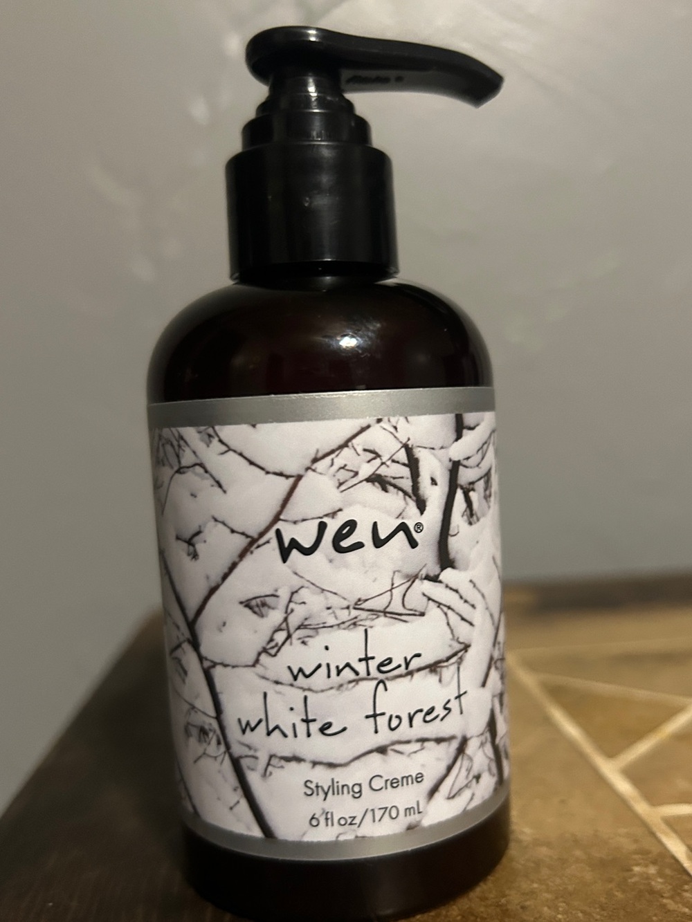 WEN Styling Creme 6 oz / 170mL (Winter White Forest) New + Pump
